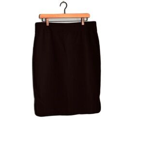 Alfani Classic Black Pencil Skirt Size L